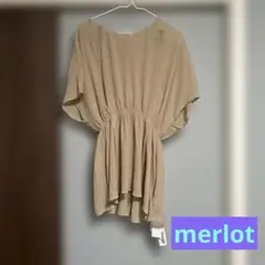 merlot シアーチュニック