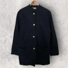 AVANTGARDE ネイビー・グリーンチェックアウター