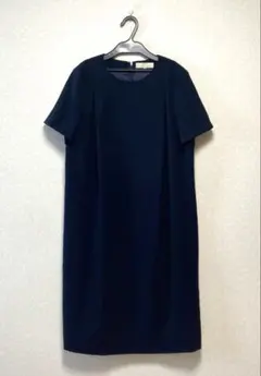 自由区　半袖ワンピース　大きいサイズ44のサムネイル