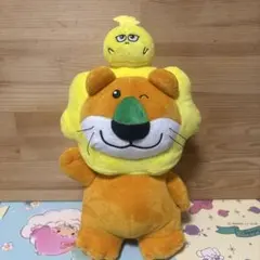 たべっ子どうぶつTHE MOVIE　らいおんくんBIGぬいぐるみ　【新品タグ有】