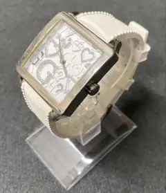 GUESS レディースクォーツ腕時計 電池交換済 新品シリコンベルトのサムネイル
