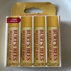 BURT'S BEES BEESWAX LIP BALM 4本セットのサムネイル