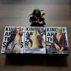 ワンピース キングオブアーティスト シャンクス ロブ・ルッチ ゾロ　セット