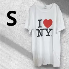 GILDAN ホワイト ギルダン アイラブニューヨーク 半袖 TシャツSサイズのサムネイル