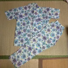 SPALDING 花柄 パジャマ 上下セット