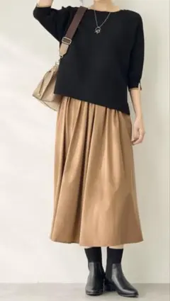 ANY 布帛スカート　ロングスカート　フレアスカートのサムネイル