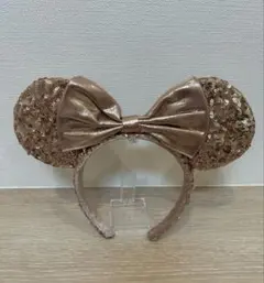 ディズニーカチューシャミニー　ピンクゴールド