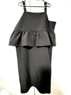 しまむら ペプラムジャンパースカート　ワンピース　3L