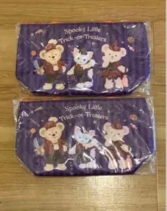 TDSディズニーハロウィン2016スーベニアランチケース 2個ダッフィーメイジェ