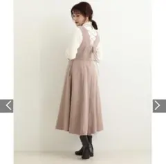 MAJESTIC LEGON バックレースアップジャンスカ 【Sピンク】【新品】