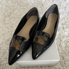 オデットエオディール 晴雨兼用 パンプス レインシューズ 23.5