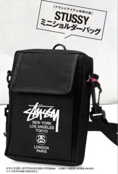 old stussy ミリタリー　ボディバッグ　メッセンジャー　ショルダー 送料追跡込 [STUSSY] Logo Messenger Bag メッセンジャーバッグ