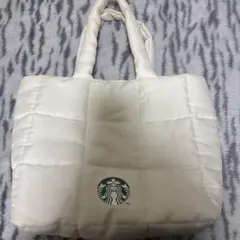 スターバックス福袋2023のキルティングトートバッグ