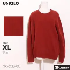 美品 UNIQLO トップス ニット ラグランスリーブ クルーネック ウール素材