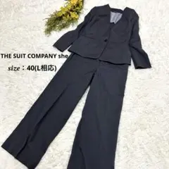 【美品】THE SUIT COMPANY she スーツ セットアップ 40