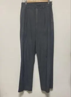 UNIQLO ユニクロ　タックワイドパンツ　グレー　Sサイズ