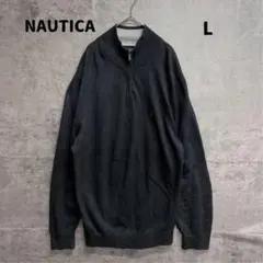 ハーフジップセーター 古着