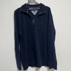 TOMMY HILFIGER ハーフジップ　ネイビー