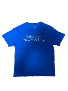 SATURDAYS NEW YORK CITY Tシャツ XS 青