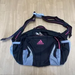 adidas ボディバッグ・ウエストポーチ 黒・ピンク　男女兼用