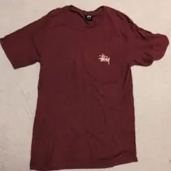 Stussy 半袖 Sサイズ ワインレッド