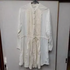 ドラッグストアーズ　ピンタックシャツワンピース