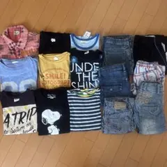 男の子　夏服Tシャツパンツ　キッズ　まとめ売り 15枚セット 140cm