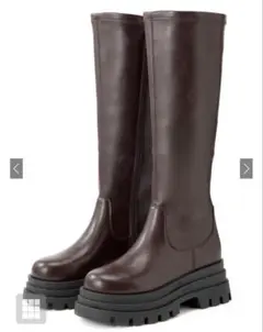 厚底タンクソールロングブーツ zr1333