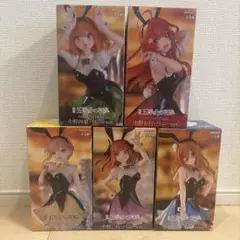五等分の花嫁 バニーVer. フィギュア 5体セット