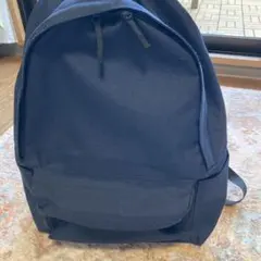 無印ネイビー シンプルバックパック