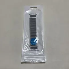 Apple Watch バンド シルバー×ホワイト 38/40/41mm