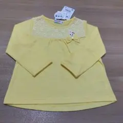 ミキハウス　新品未使用　長袖Ｔシャツ　ロンT うさこちゃん　イエロー