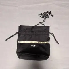 新品未使用　ROXY ショルダーバッグ 黒 メッシュポケット付き