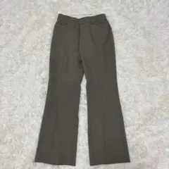 ITHITEX 23区 フレアパンツ 32 センタープレス オフィス 회색