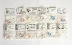 貴和製作所　パーツクラブ　スワロフスキー　春色12セット