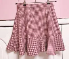 evelyn ギンガムチェック　スカート