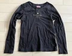 ケイトスペード 黒 ロンT 150 メゾピアノ べべ ファミリア アナスイミニ