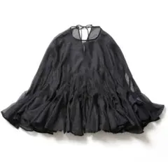 aLORS アロー Meduse メドゥーズ くらげブラウス black - メルカリ
