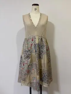 TSUMORI CHISATO/ツモリチサト】美品 半袖 ワンピース 黄緑 - メルカリ