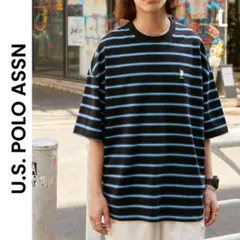 【みっちょわん様】ワンポイント刺繍 ボーダー Tシャツ