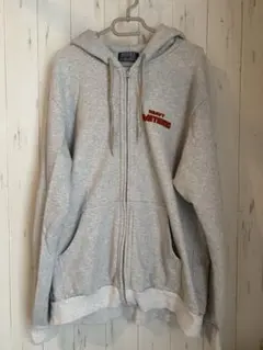 HYSTERIC GLAMOUR ジップアップパーカー グレー/ネイビー フリー