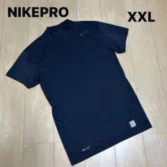 ナイキプロ　コンプレッション　半袖　XXL ブラック　インナーシャツモックネック