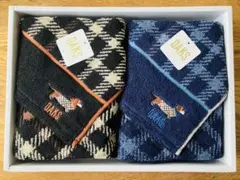 DAKS チェック柄 フェイスタオルセット