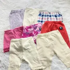 ベビー パンツ レギンス 80 女の子 8点 まとめ売り 夏 保育園