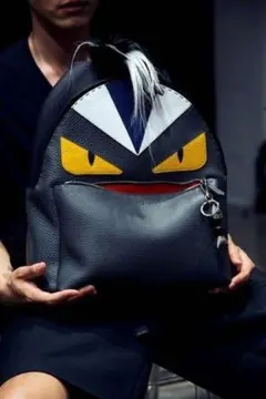 FENDI フェンディ モンスター セレリア バックパック グレー