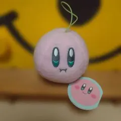 星のカービィ 羊毛フェルト風 マスコット 約8cm タグ付き