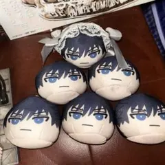 呪術廻戦 伏黒恵 おまんじゅう 6個 ヘアドレス付き