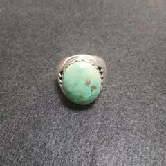 ターコイズ シルバーリング オーバル型