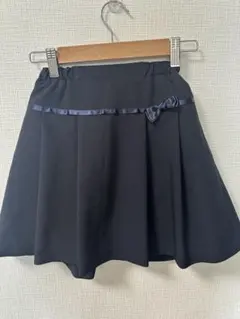 130 スカート　ネイビー　女の子　フォーマル