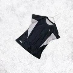 A3523【Under Armour/アンダーアーマー】半袖ウェアブラックグレー